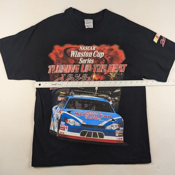 Nascar Winston Cup Series Turning Up The Heat Tour 2003 Vintage Y2K Shirt Large - Picture 6 of 7